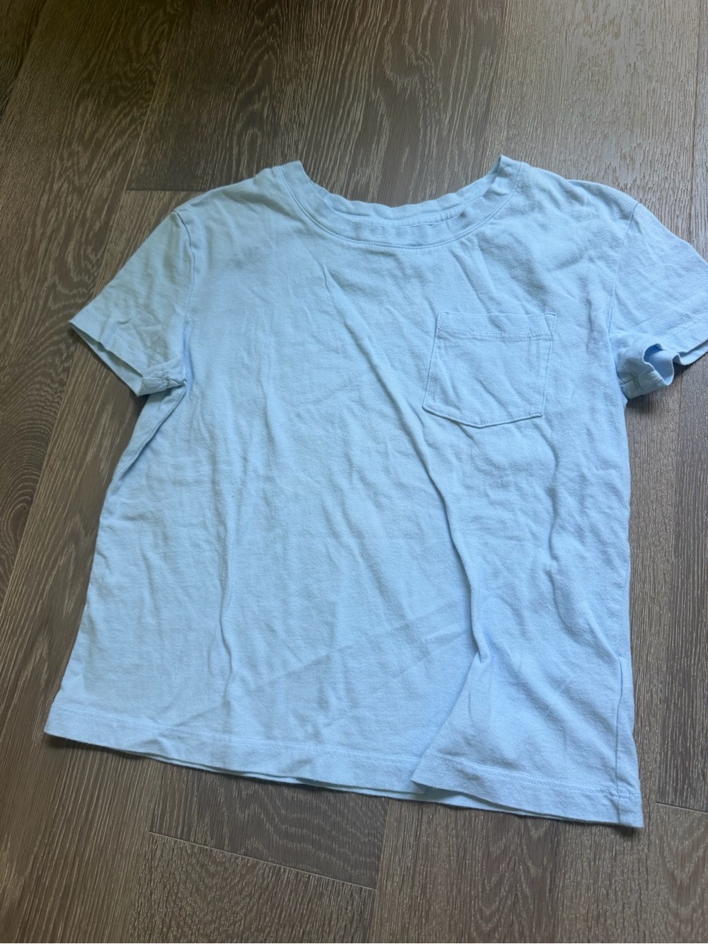 GAP Light Blue Short Sleeve Pocket Tee for Kids